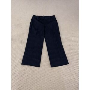 banana republic women wool blend cropped pants size 8